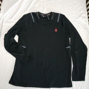 SPYDER Active ProWeb Performance Base Layer Shirt Long Sleeve Sz Medium